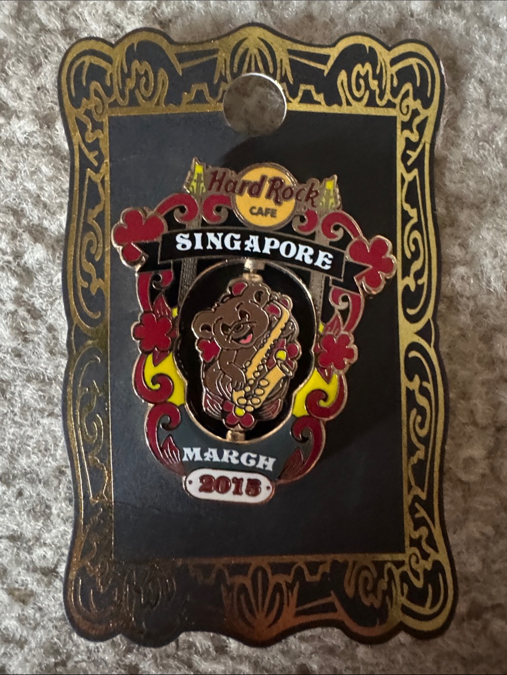 Hard Rock Cafe Singapore March 2015 Pin